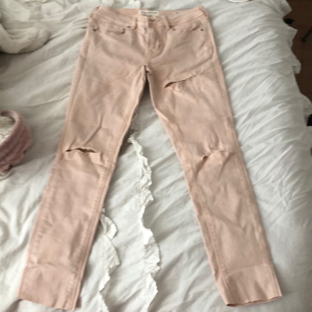 Light pink jeans from pacsun